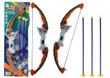 Set arc pentru copii cu 3 sageti cu ventuze, 60 x 15 x 5 cm, Lean 20183