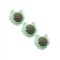 Set 3 jucarii verzi pentru pisicute, minge rotativa 360 din iarba Catnip, 5.5 cm