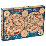 Puzzle Black Sea &bdquo;Harta cerului din 1670, Frederik de Wit&rdquo; &ndash; 500 de piese