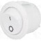 Intrerupator OFF-ON, 2 pozitii, SPST, BULGIN - R13112AWW076B