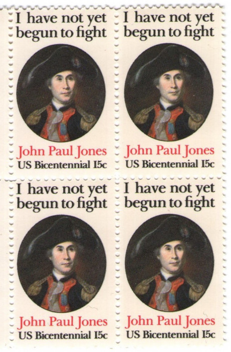 Statele Unite 1979 - John Paul Jones, neuzata de 4