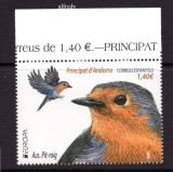 ANDORRA -Spania 2019, EUROPA CEPT, Fauna, Pasari, serie neuzata, MNH