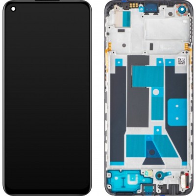Display cu Touchscreen Realme 9, cu Rama, Negru, Service Pack 4130176 foto