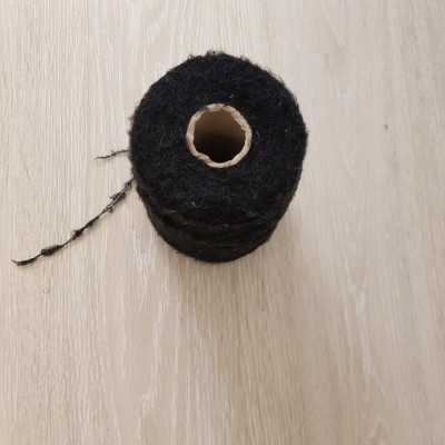 Fir pentru tricotat imitatie Mohair Negru foto