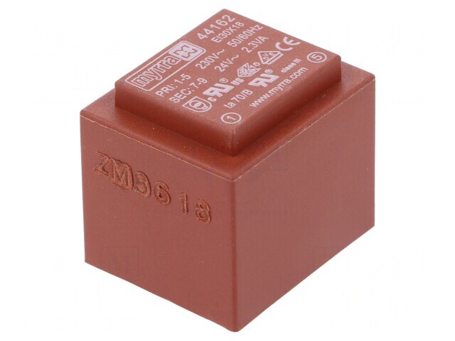 Transformator &icirc;ncapsulat 2,3VA 230V 24V PCB