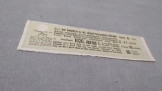 CUPOANE /BON DE TREZORERIE CU REDUCERE 1926 UNGARIA