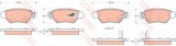 Set placute frana,frana disc OPEL ASTRA G Hatchback (F48, F08) (1998 - 2009) TRW GDB1352