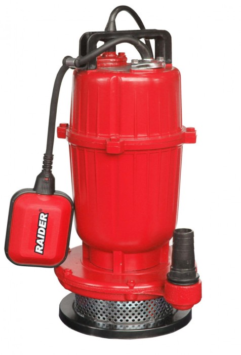 Pompa submersibila pentru apa murdara RD-CAWP52, 750 W, 1&quot;, 50 l / min, inaltime maxima de refulare 20 m, cablu 8 m, Raider Garden Tools 070159