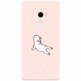 Husa silicon pentru Xiaomi Mi Mix 2, Cute Dog Streching