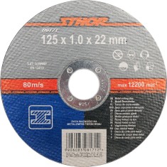 Disc debitat metale 125x1x22 mm STHOR