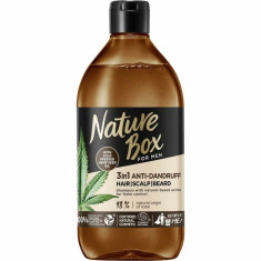 Sampon pentru par, Nature Box, Hemp Seed Oil, 3in1, For Men, 385 ml