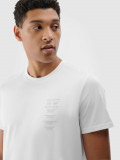 Cumpara ieftin Tricou regular cu imprimeu pentru bărbați - alb, 4F Sportswear
