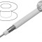 Cablu Coaxial CCS PVC Alb 25m 4.8mm