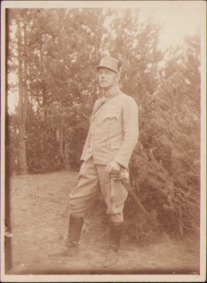 HST P167 Poza ofițer austro-ungar decorat pentru vitejie Primul Război Mondial foto