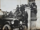 Fotografie militară interbelică de dimensiuni mari, ofițeri superiori rom&acirc;ni