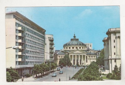 bnk cp Bucuresti - Vedere spre Ateneul RPR - uzata foto