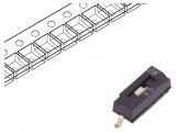 Comutator DIP-SWITCH 1 Secțiune OFF-ON 0,025A 24VDC