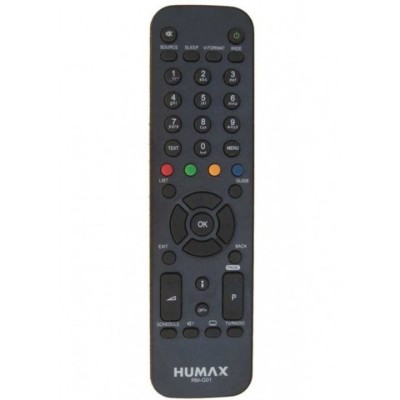 Telecomanda, universala, compatibila Humax, model RM-G01, distanta de lucru 10m, negru foto