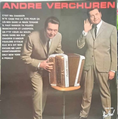 Disc vinil, LP. ANDRE VERCHUREN: C&amp;#039;EST MA CHANSON ETC.-ANDRE VERCHUREN-242894 foto