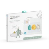 Matchstick Monkey Animal Snack Mat serviciu de masă pentru copii pentru copii Monkey, Lion &amp; Giraffe 3 buc