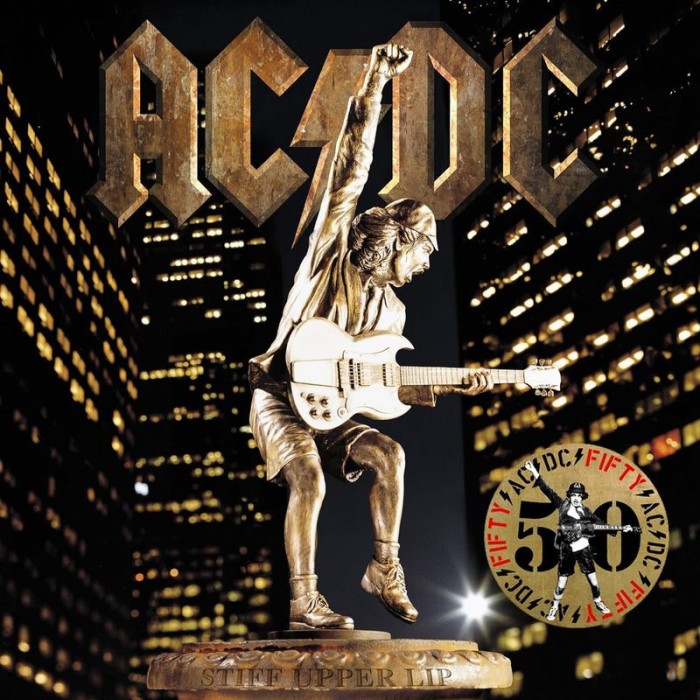 ACDC Stiff Upper Lip 50th Anniv. Ed. 180g Gold LP (vinyl)