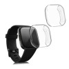 Set 2 Huse pentru Fitbit Versa 3 / Sense, Silicon, Transparent, 53390.01, Kwmobile