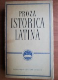 Proza istorica latina [antologie de texte]