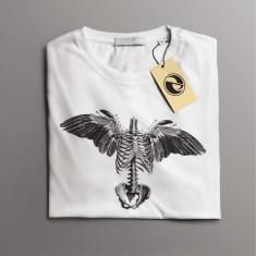 Tricou casual din bumbac 100% de barbati marimea M Empty Wings
