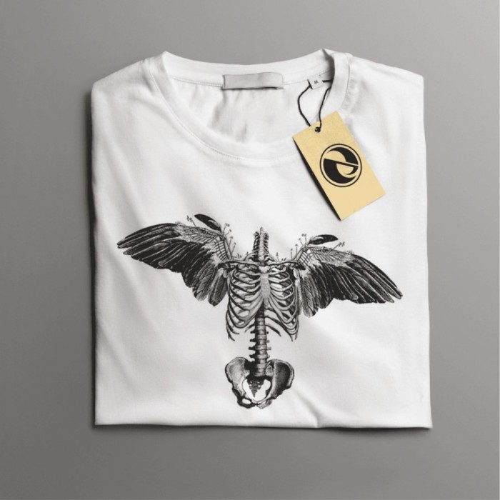 Tricou casual din bumbac 100% de barbati marimea S Empty Wings