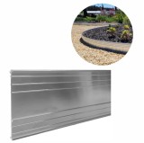 Bordură gazon Ultra Strong din aluminiu, 24 cm x 100 cm