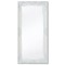 vidaXL Oglindă verticală &icirc;n stil baroc, 100 x 50 cm, alb 243679