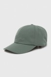 Jack Wolfskin șapcă Baseball culoarea verde, cu imprimeu 1900675