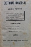 Dicționar universal al limbei rom&acirc;ne (ediția a IV-a, 1922) - 1922 - Lazar Saineanu (@P52)