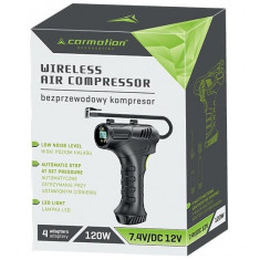 Compresor De Aer Wireless, 150 Psi, Automat Cu Manometru Digital, 4 Adaptoare Carmotion 63334