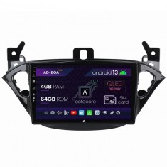 Navigatie Opel Corsa E Adam (2013-2019), Android 13, A-Octacore 4GB RAM + 64GB ROM, 9 Inch - AD-BGA9004+AD-BGRKIT387