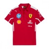Ferrari tricou polo de copii official Teamline Replica F1 Team 2025 - 140 cm (dětsk&eacute;), Puma