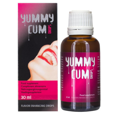 Picaturi Yummy Cum Drops pentru imbunatatirea gustului spermei 30 ml foto