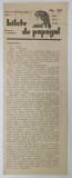 BILETE DE PAPAGAL, REVISTA, fondator T. ARGHEZI, ANUL II, No. 310, 1929