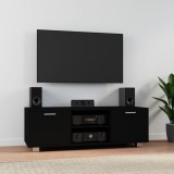 Cumpara ieftin Comodă TV, negru, 120x40,5x35 cm, lemn prelucrat