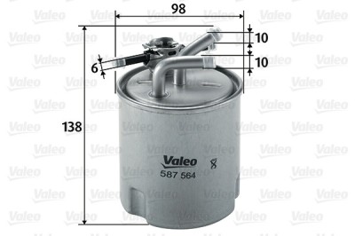 VALEO 587564 filtru combustibil foto