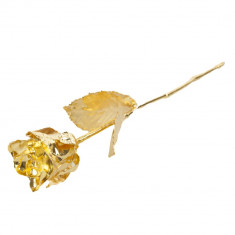 Trandafir placat cu aur de 24k in cutie ro?ie, United Entertainment foto