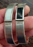 (32) SET 2 BRATARI DIN ARGINT, BRAND MEXX, UNA CU SIDEF SI UNA CU ONYX, REGLABILE, ELEGANTE, SUPERBE