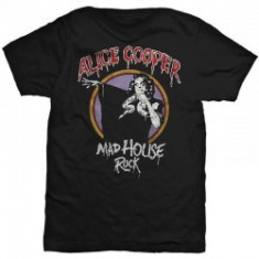 Tricou Unisex Alice Cooper: Mad House Rock foto