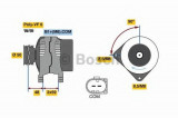 Generator / Alternator AUDI A5 Sportback (8TA) (2009 - 2016) BOSCH 0 986 081 340