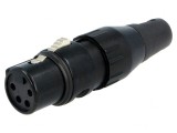 Mufă XLR Mamă 4 Pin pentru Cablu 50V 10A, DELTRON