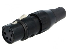 Mufă XLR Mamă 4 Pin pentru Cablu 50V 10A