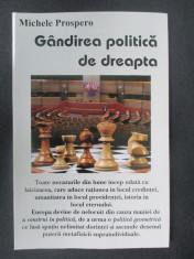 Gandirea politica de dreapta foto