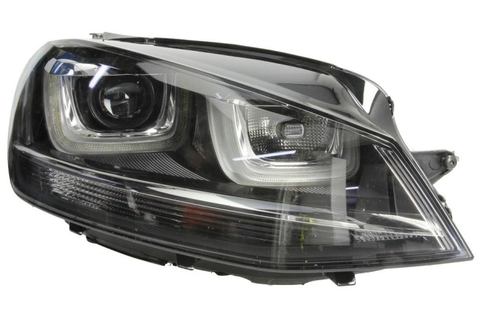 Far VW Golf 7 10.2012- Valeo partea Dreapta Xenon tip bec D3S, cu lumina viraje, lumini de zi LED, asistenta faza lunga