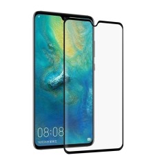 Folie de protectie a ecranului pentru Huawei Mate 20 Pro de 0.3 mm, 9H, margine curbata, suprafata 3D, transparenta