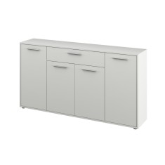 Comoda HDF alb Lunia 163x33x86 cm